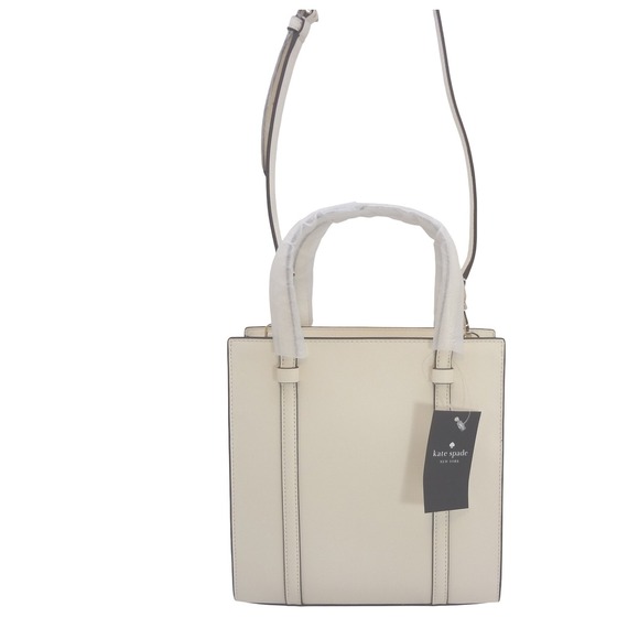 Kate Spade New York Handbags - Kate Spade Tote Bag Small Parchment NEW Saffiano Leather Crossbody